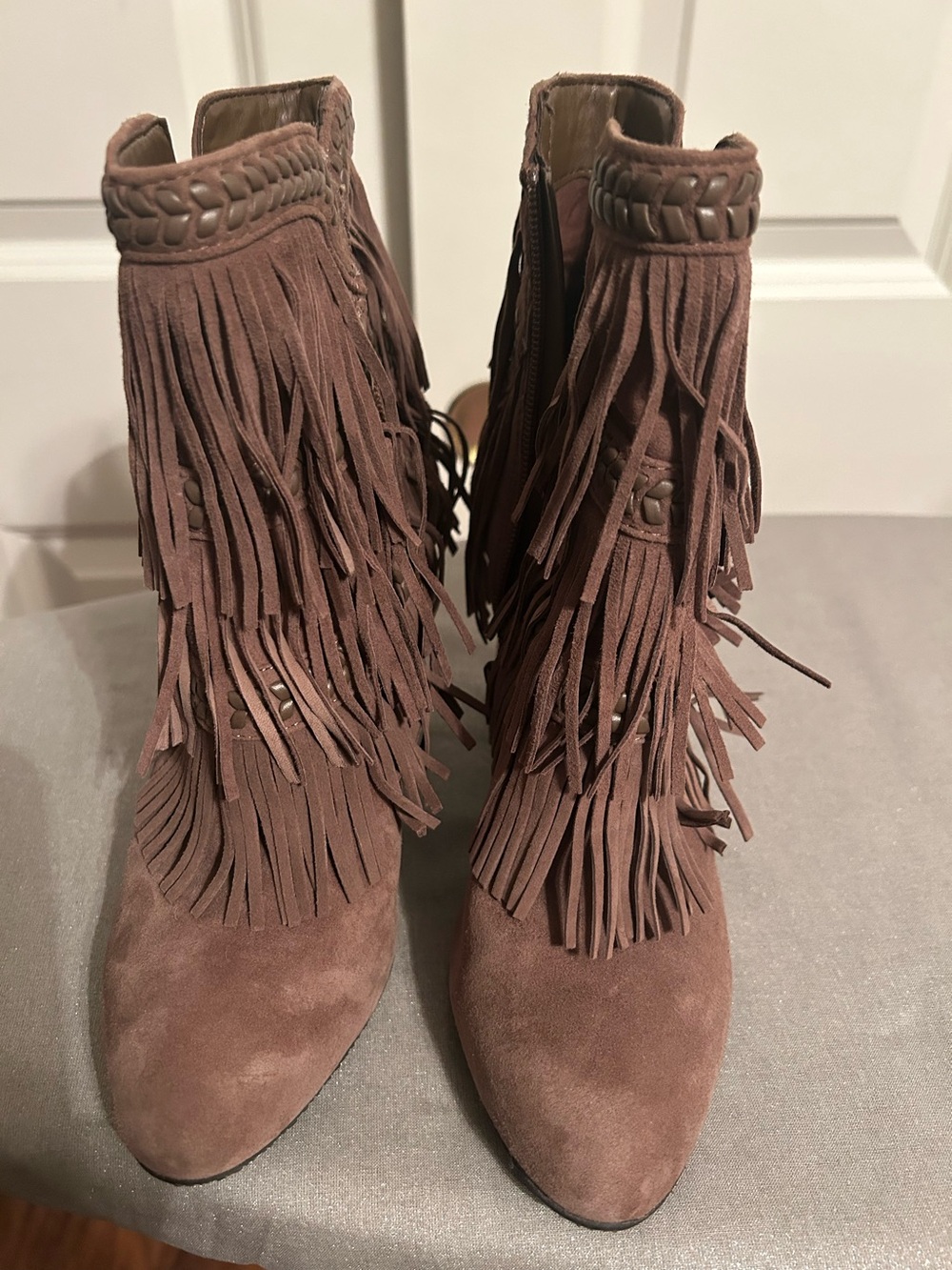 Sam Edelman fringed boots